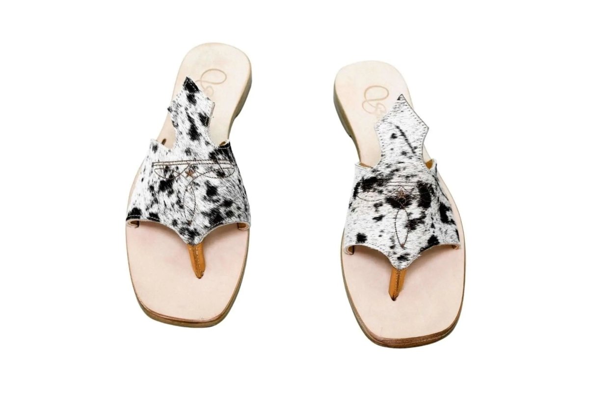 Luciana Cowhide Flip Flop Sandals – Size 11 by Stiefeld Boots – Don't Panic Shoes