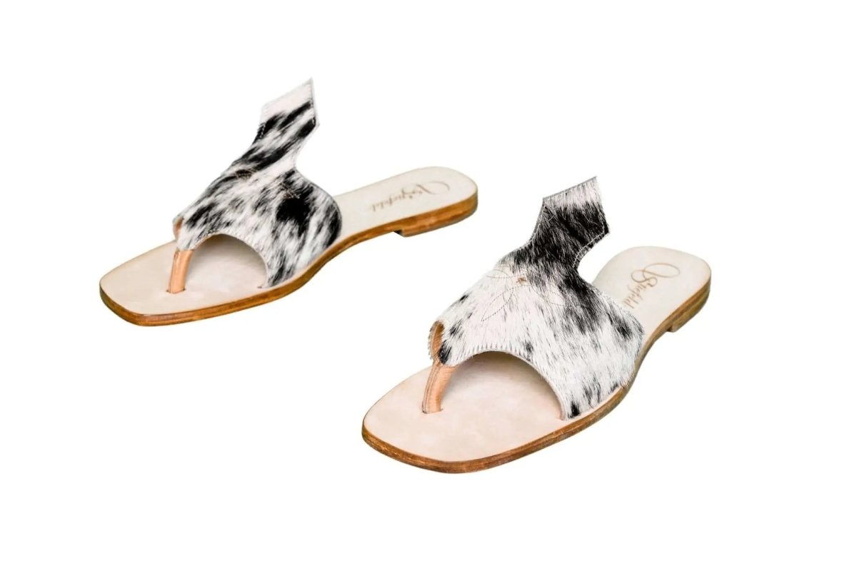 Luciana Cowhide Flip Flop Sandals – Size 11 by Stiefeld Boots – Don't Panic Shoes