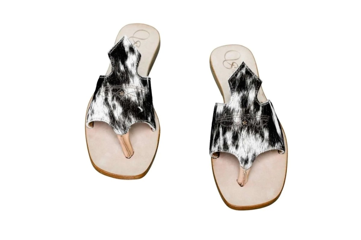 Luciana Cowhide Flip Flop Sandals – Size 6 by Stiefeld Boots – Don't Panic Shoes