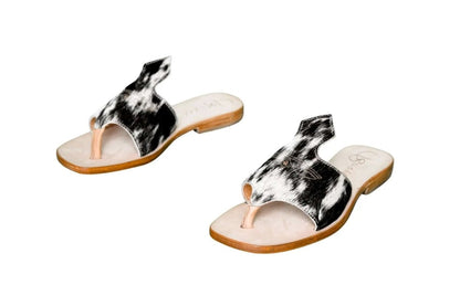 Luciana Cowhide Flip Flop Sandals – Size 6 by Stiefeld Boots – Don't Panic Shoes