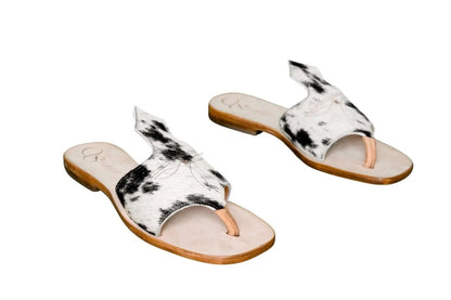 Luciana Cowhide Flip Flop Sandals – Size 7 by Stiefeld Boots – Don't Panic Shoes