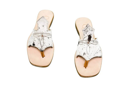 Luciana Cowhide Flip Flop Sandals – Size 8 by Stiefeld Boots – Don't Panic Shoes
