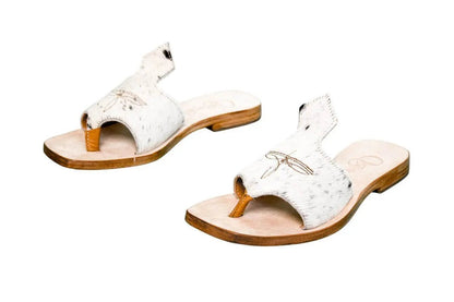 Luciana Cowhide Flip Flop Sandals – Size 8 by Stiefeld Boots – Don't Panic Shoes