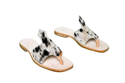 Luciana Cowhide Flip Flop Sandals – Size 9 by Stiefeld Boots – Don't Panic Shoes