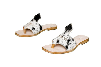Luciana Cowhide Flip Flop Sandals – Size 9 by Stiefeld Boots – Don't Panic Shoes