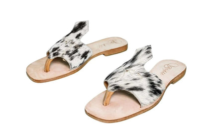 Luciana Cowhide Flip Flop Sandals – Size 9 by Stiefeld Boots – Don't Panic Shoes