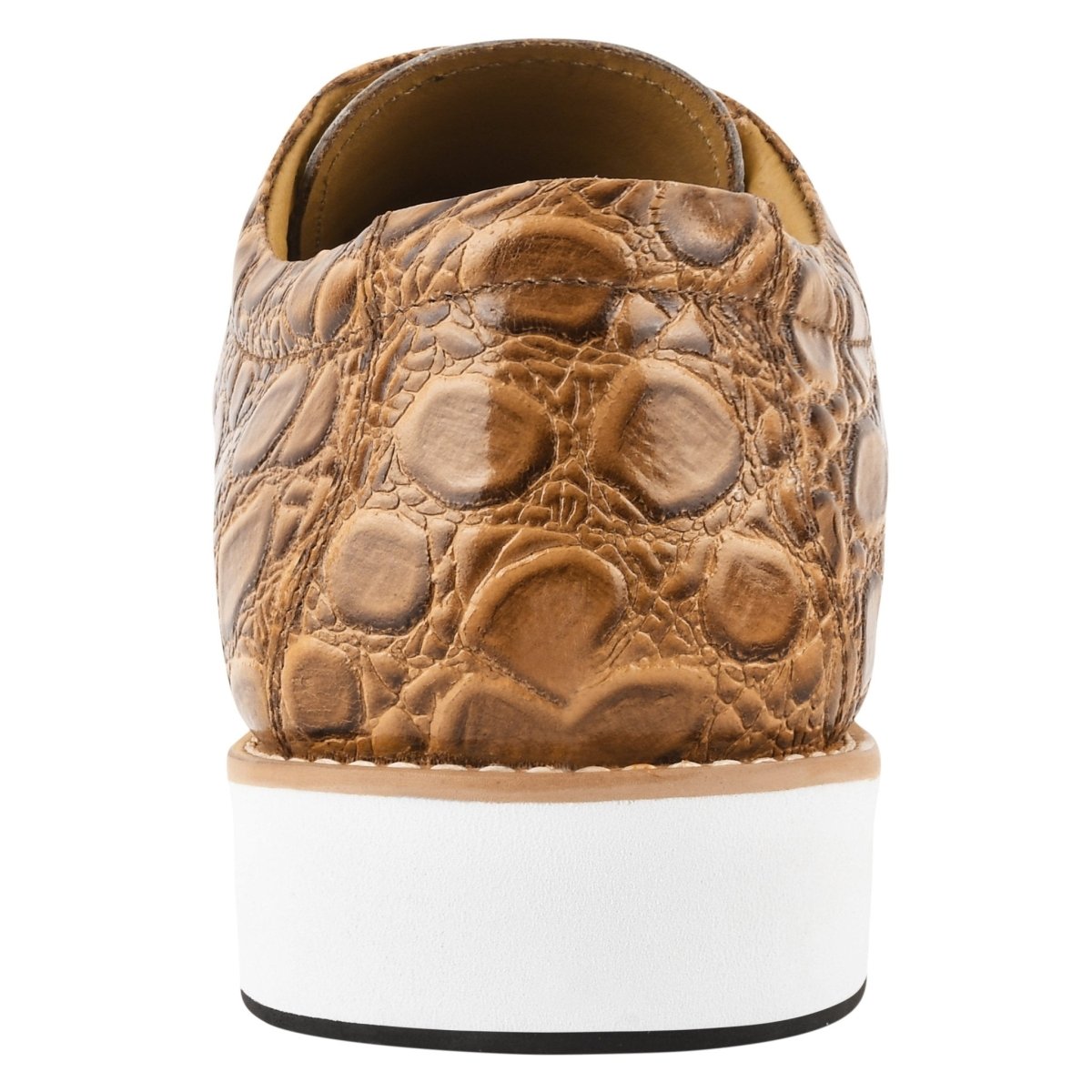 Lucky Mens Oxford Croco Lizard Print Casual Shoes Shoes by Libertyzeno – Don't Panic Shoes