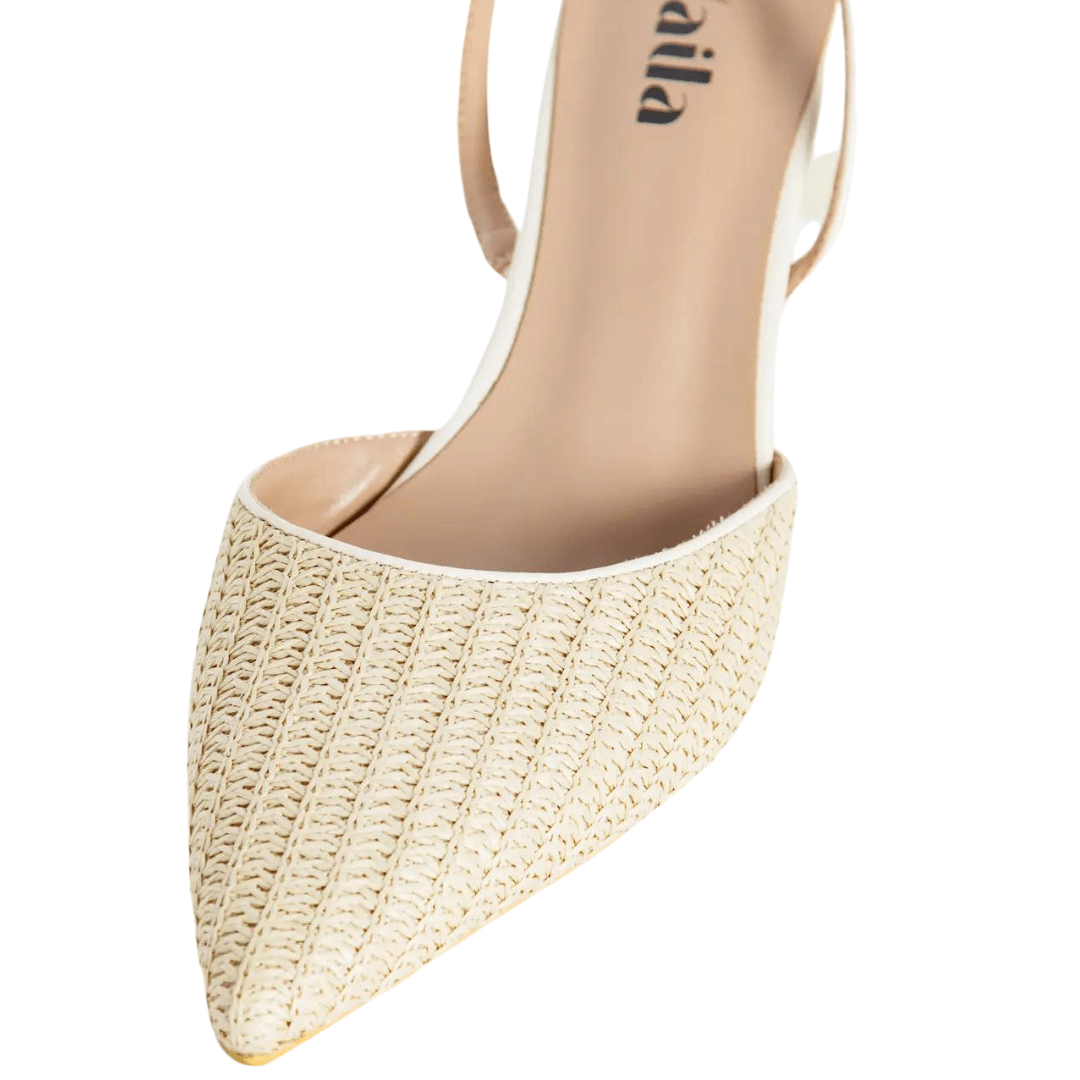 Lynn Slingback Pumps Beige Shoes by Vaila Shoes – Don't Panic Shoes