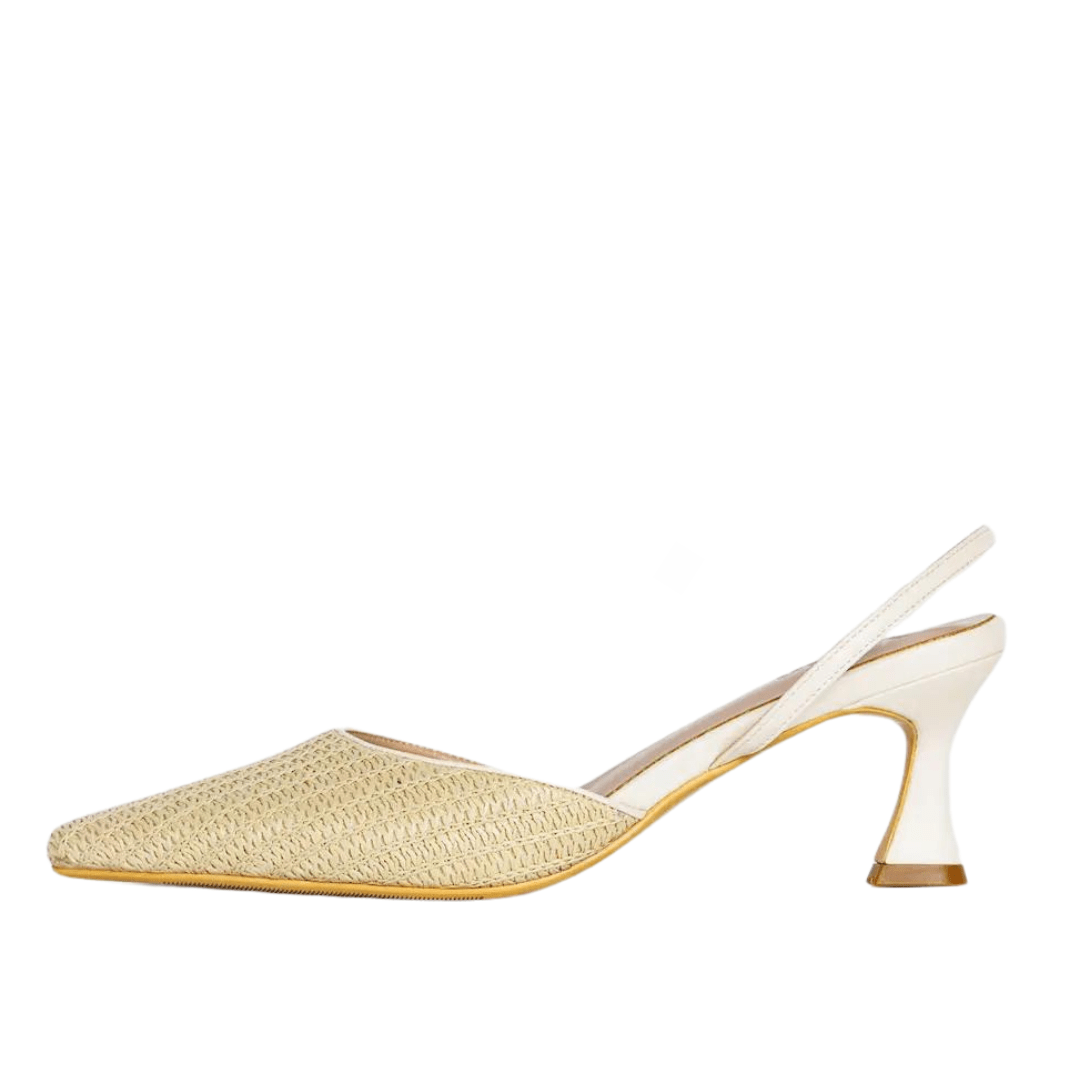 Lynn Slingback Pumps Beige Shoes by Vaila Shoes – Don't Panic Shoes