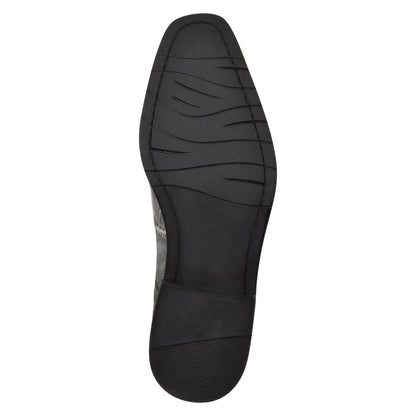 Macon Leather And Suede Crocodile Printed Oxford Dress Shoes Shoes by Libertyzeno – Don't Panic Shoes