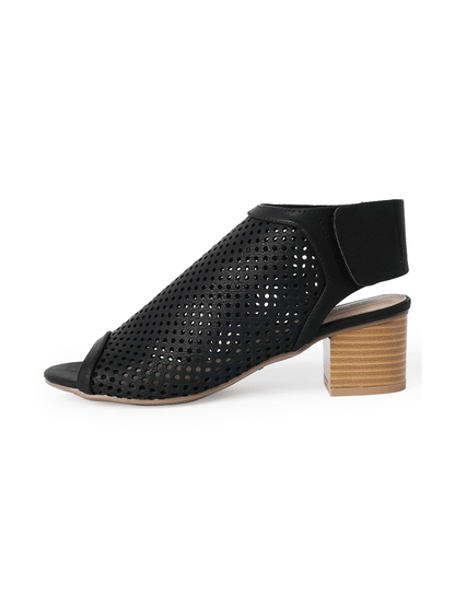 Maddie | Black Booties by J.Adams – Don't Panic Shoes