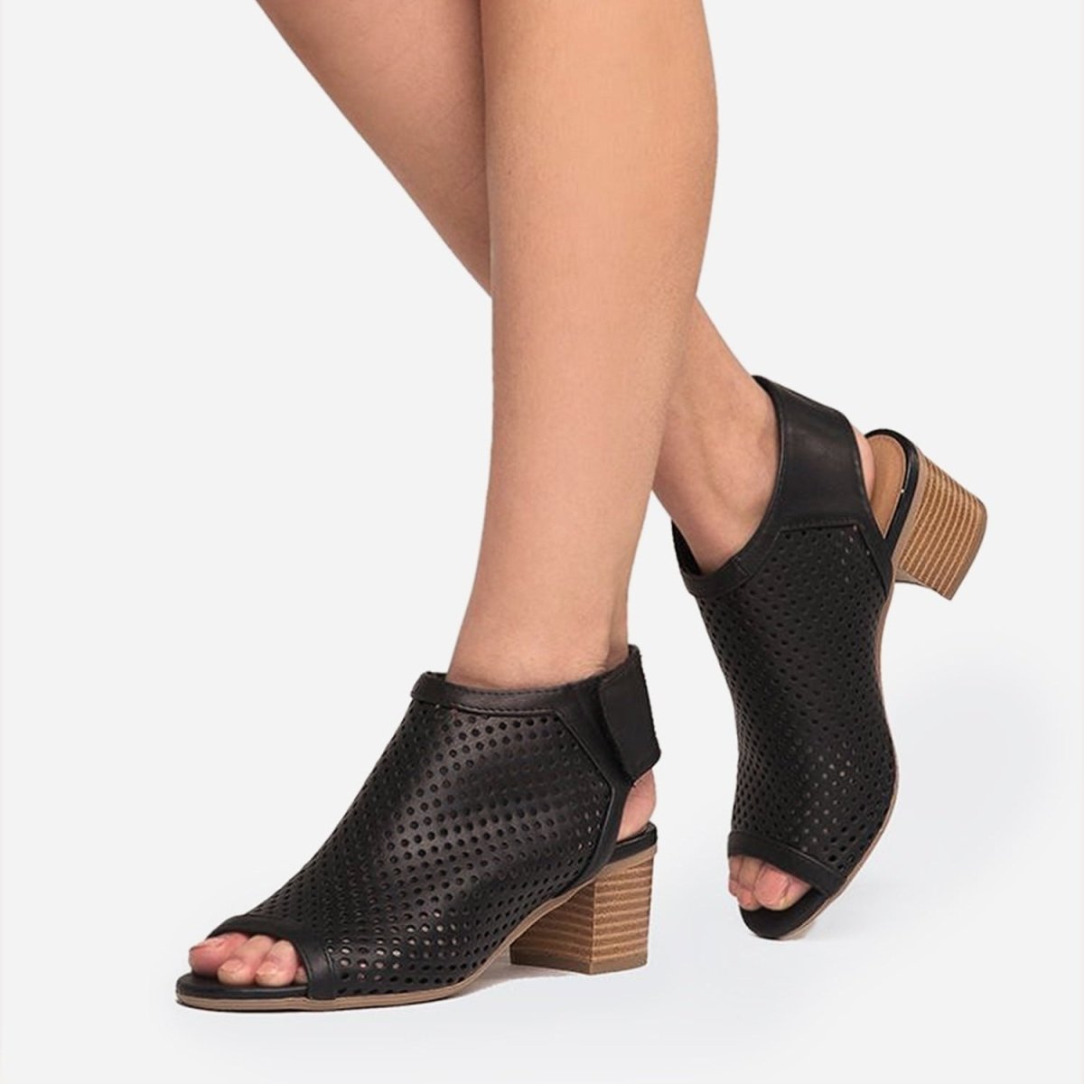 Maddie | Black Booties by J.Adams – Don't Panic Shoes