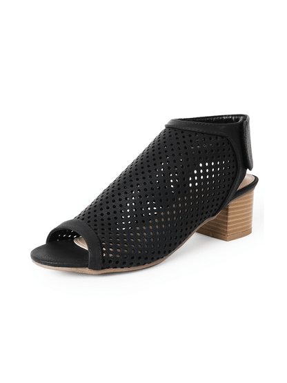 Maddie | Black Booties by J.Adams – Don't Panic Shoes