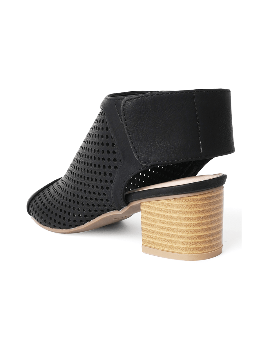 Maddie | Black Booties by J.Adams – Don't Panic Shoes