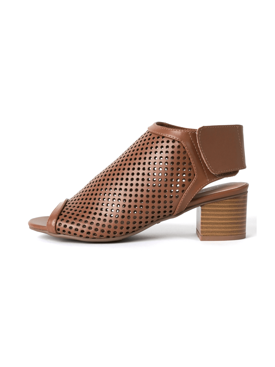 Maddie | Brown Booties by J.Adams – Don't Panic Shoes