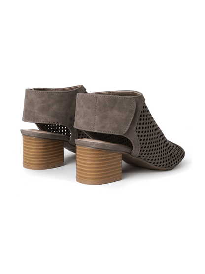 Maddie | Dark Grey Booties by J.Adams – Don't Panic Shoes