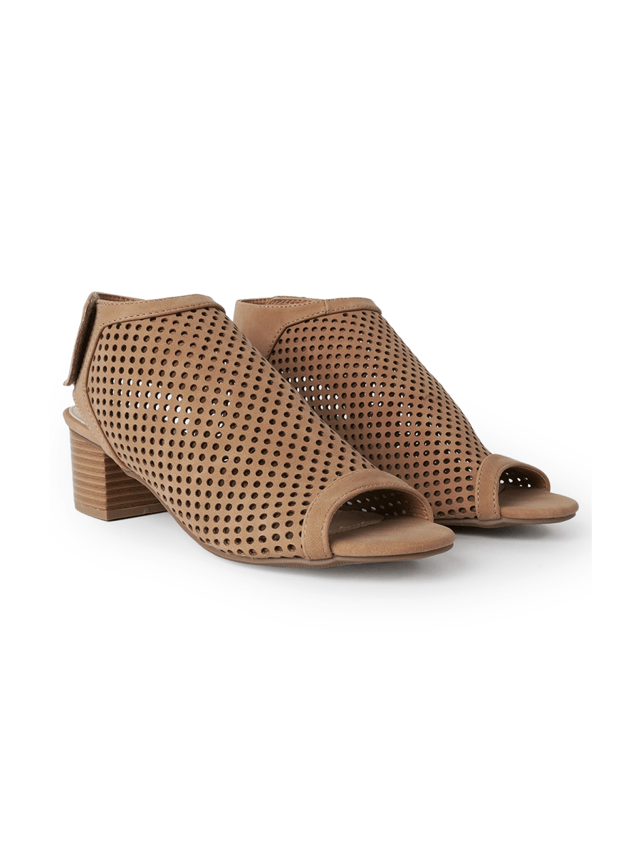 Maddie | Tan Booties by J.Adams – Don't Panic Shoes