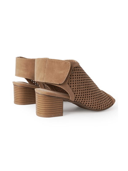 Maddie | Tan Booties by J.Adams – Don't Panic Shoes