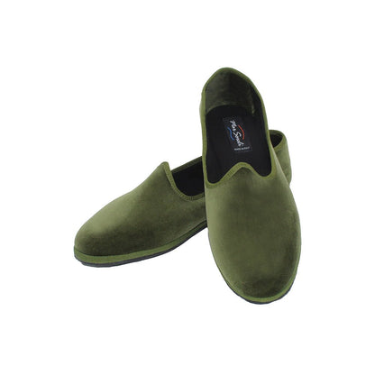 Mar Soreli Friulana Loafer Handcrafted Men’S Velvet Forest Slip On by Mar Soreli – Don't Panic Shoes