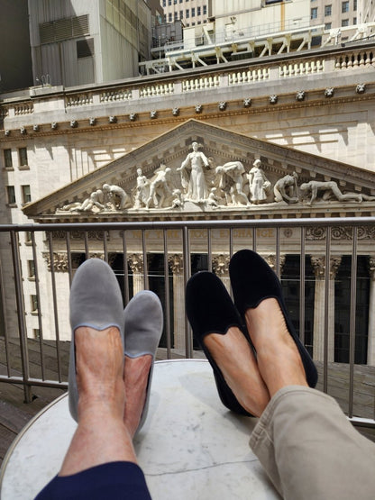 Mar Soreli Friulana Men’S Velvet Nero Classic Loafer Slip On by Mar Soreli – Don't Panic Shoes