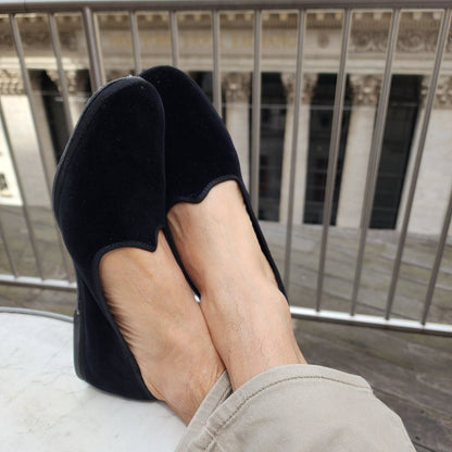 Mar Soreli Friulana Men’S Velvet Nero Classic Loafer Slip On by Mar Soreli – Don't Panic Shoes