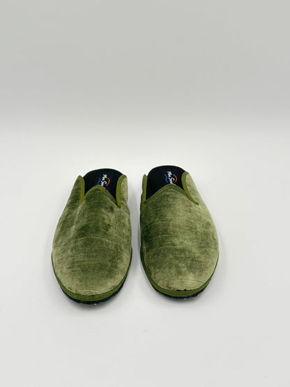 Mar Soreli Friulana Mule Womens Verde Handmade Italian Mules by Mar Soreli – Don't Panic Shoes