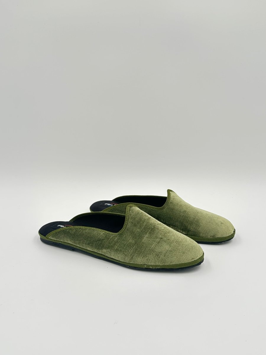 Mar Soreli Friulana Mule Womens Verde Handmade Italian Mules by Mar Soreli – Don't Panic Shoes