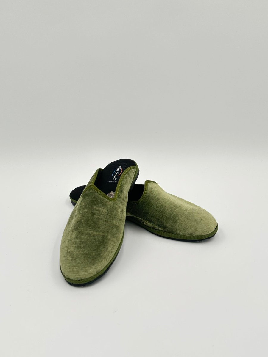 Mar Soreli Friulana Mule Womens Verde Handmade Italian Mules by Mar Soreli – Don't Panic Shoes