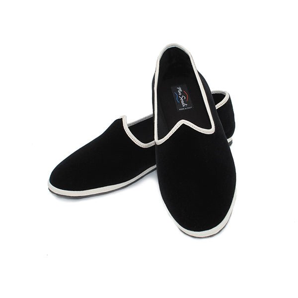 Mar Soreli Friulane Ballet Flats Women's Black Ivory Slip On by Mar Soreli – Don't Panic Shoes