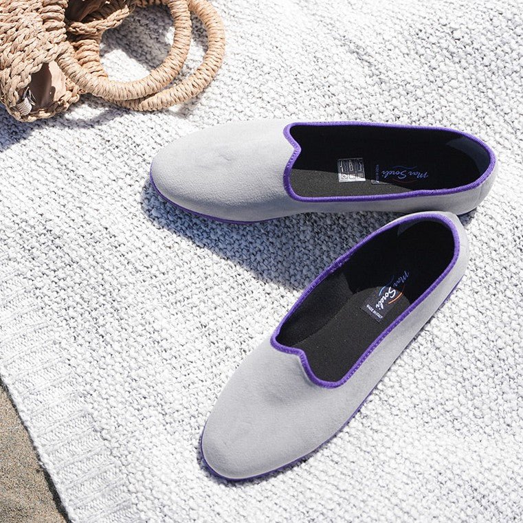 Mar Soreli Friulane Women’S Gray Violet Ballet Flats Slip On by Mar Soreli – Don't Panic Shoes