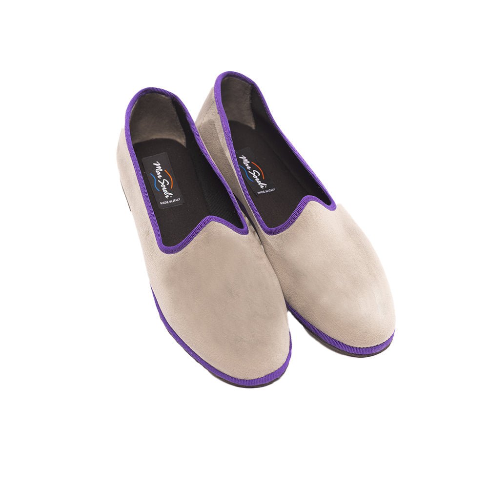 Mar Soreli Friulane Women’S Gray Violet Ballet Flats Slip On by Mar Soreli – Don't Panic Shoes