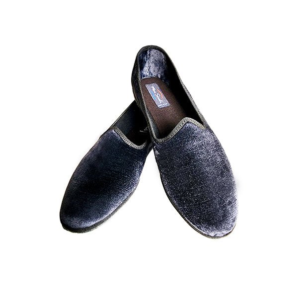 Mar Soreli Graffiato Seta Friulane Velvet Black Slip On by Mar Soreli – Don't Panic Shoes