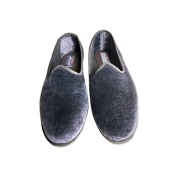 Mar Soreli Graffiato Seta Friulane Velvet Black Slip On by Mar Soreli – Don't Panic Shoes