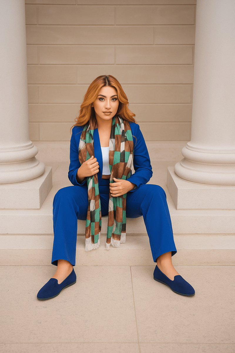 Mar Soreli Traditional Friulane Ballet FlatS Women’s Dark Blue Slip On by Mar Soreli – Don't Panic Shoes