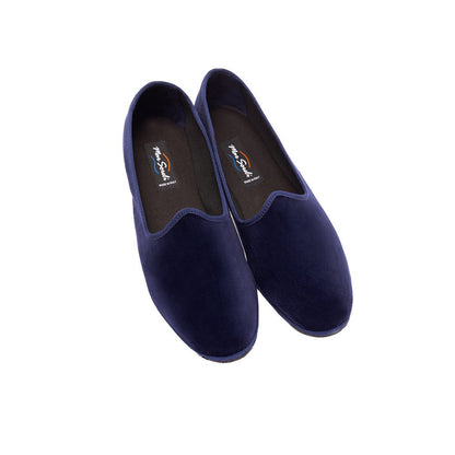 Mar Soreli Traditional Friulane Ballet FlatS Women’s Dark Blue Slip On by Mar Soreli – Don't Panic Shoes