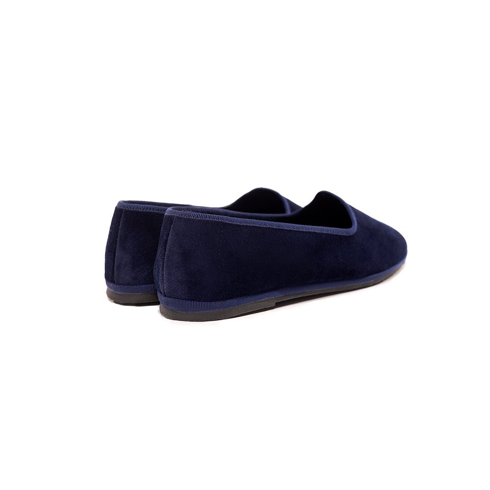 Mar Soreli Traditional Friulane Ballet FlatS Women’s Dark Blue Slip On by Mar Soreli – Don't Panic Shoes