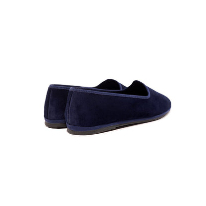 Mar Soreli Traditional Friulane Ballet FlatS Women’s Dark Blue Slip On by Mar Soreli – Don't Panic Shoes