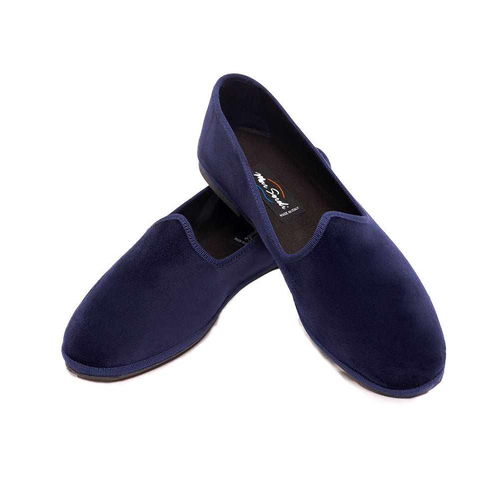 Mar Soreli Traditional Friulane Ballet FlatS Women’s Dark Blue Slip On by Mar Soreli – Don't Panic Shoes