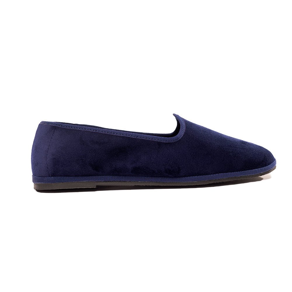 Mar Soreli Traditional Friulane Ballet FlatS Women’s Dark Blue Slip On by Mar Soreli – Don't Panic Shoes