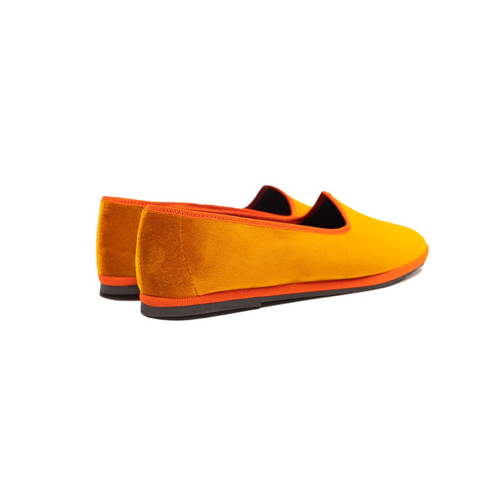 Mar Soreli Tradizionale Arancio Women’S Orange Friulane Ballet Flats Slip On by Mar Soreli – Don't Panic Shoes
