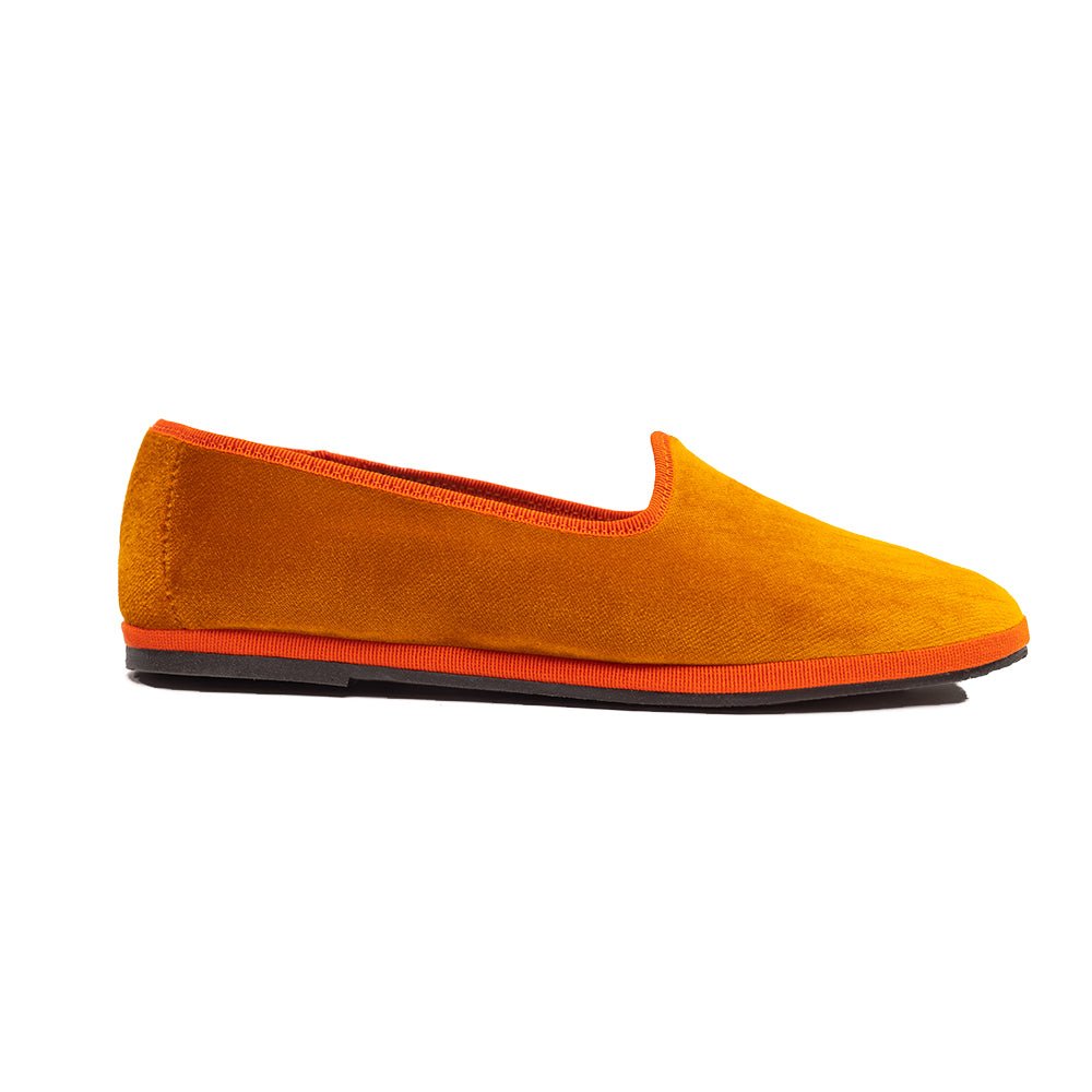 Mar Soreli Tradizionale Arancio Women’S Orange Friulane Ballet Flats Slip On by Mar Soreli – Don't Panic Shoes