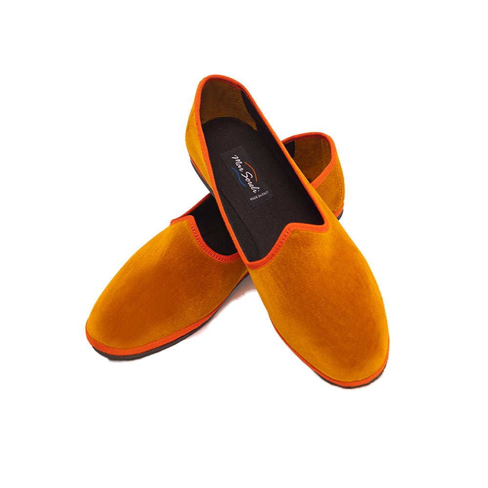 Mar Soreli Tradizionale Arancio Women’S Orange Friulane Ballet Flats Slip On by Mar Soreli – Don't Panic Shoes