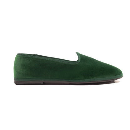 Mar Soreli Tradizionale Friulane Ballet Flat Womens Green Slip On by Mar Soreli – Don't Panic Shoes