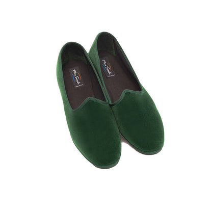 Mar Soreli Tradizionale Friulane Ballet Flat Womens Green Slip On by Mar Soreli – Don't Panic Shoes