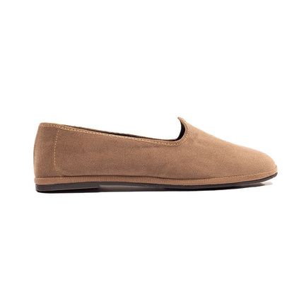 Mar Soreli Tradizionale Friulane Flat Women’S Tortora Slip On by Mar Soreli – Don't Panic Shoes