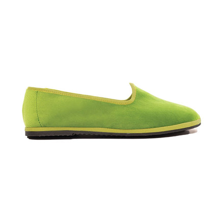 Mar Soreli Tradizionale Friulane Women's Acid Pistachio Slip On by Mar Soreli – Don't Panic Shoes
