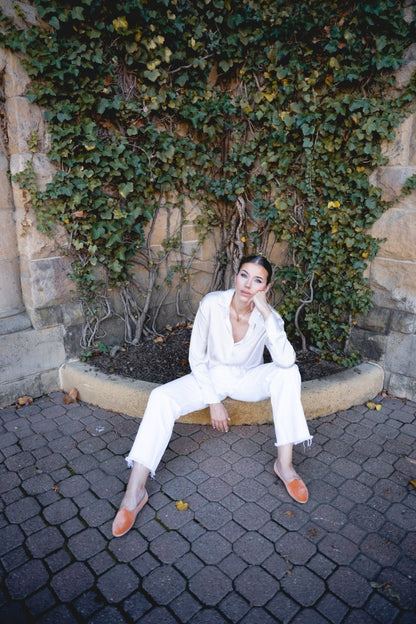 Mar Soreli Tradizionale Pesca Women's Friulane Ballet Flat Slip On by Mar Soreli – Don't Panic Shoes