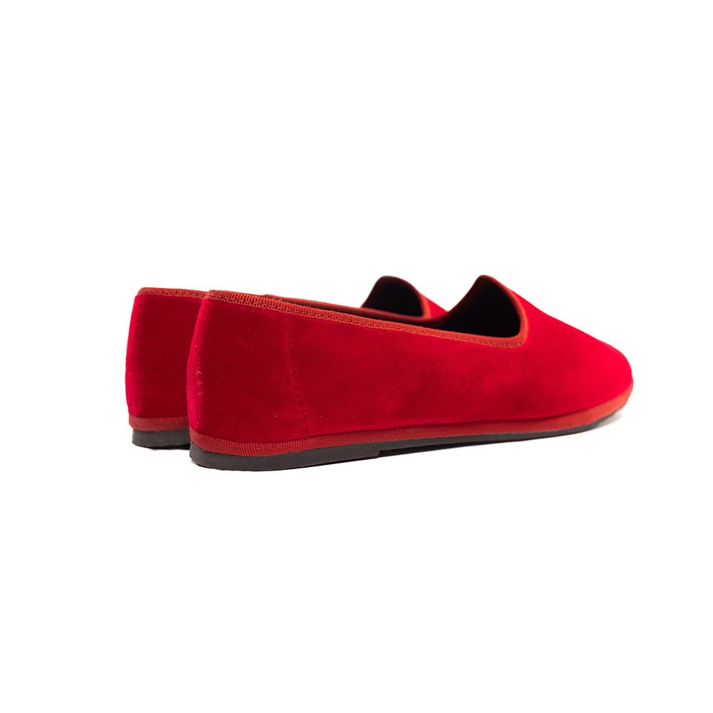 Mar Soreli Tradizionale Women’S Red Friulane Ballet Flats SLIP ON by Mar Soreli – Don't Panic Shoes