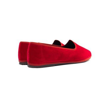 Mar Soreli Tradizionale Women’S Red Friulane Ballet Flats SLIP ON by Mar Soreli – Don't Panic Shoes