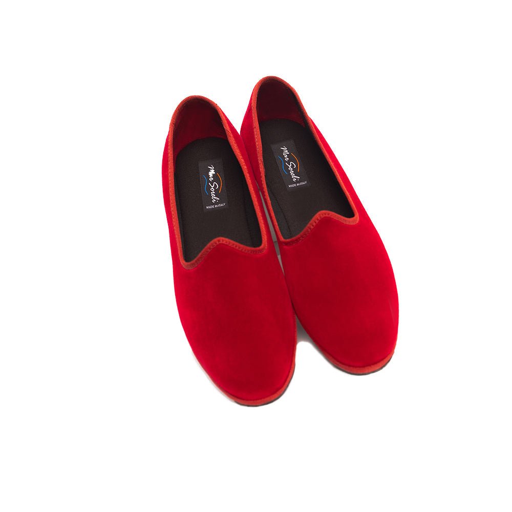 Mar Soreli Tradizionale Women’S Red Friulane Ballet Flats SLIP ON by Mar Soreli – Don't Panic Shoes